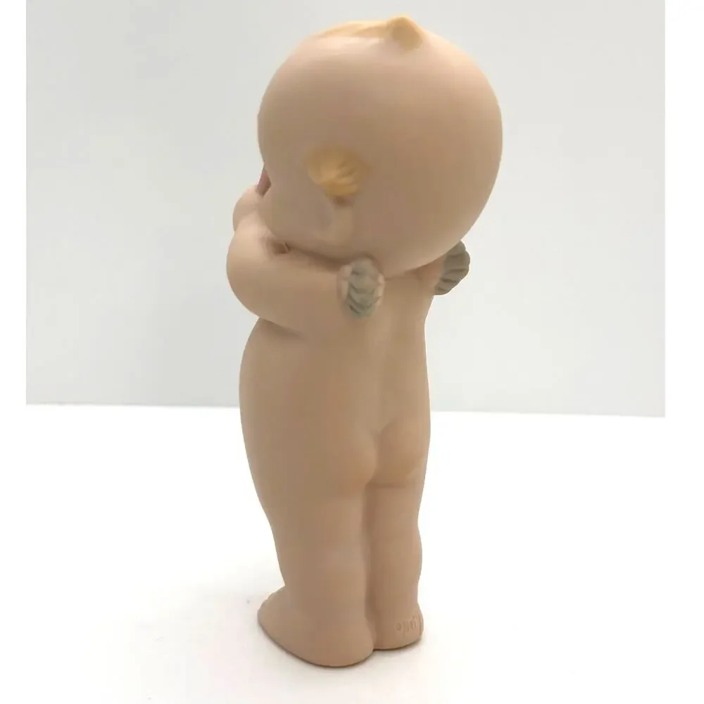 VTG 1992 Enesco Rose O'Neill Porcelain Kewpie Doll Figurine, Hug Me, Valentine